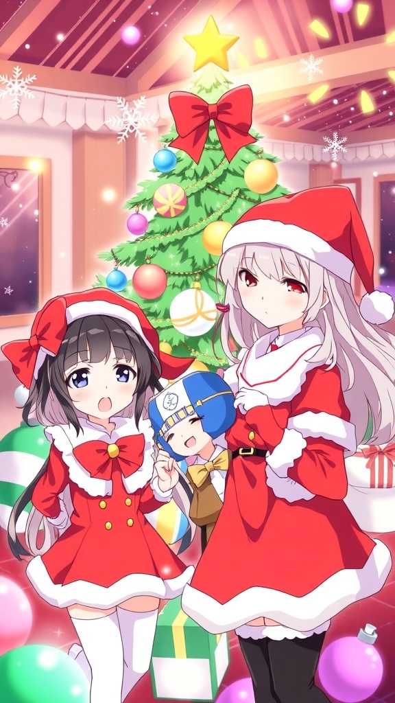 Christmas-themed profile picture of 